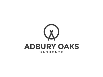Adbury Oaks Bandcamp abstract logo lettermark logo monogram