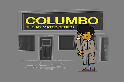 Columbo, the Animated Series animation cartoon columbo detective illustration tv vector