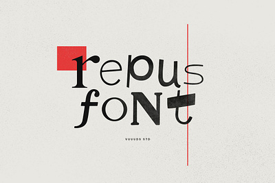 Repus Font branding classic display instagram modern playful font poster poster branding quote rebel repus font