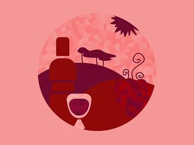 Wine cellar branding design figma graphic design logo pink vector wine cellar