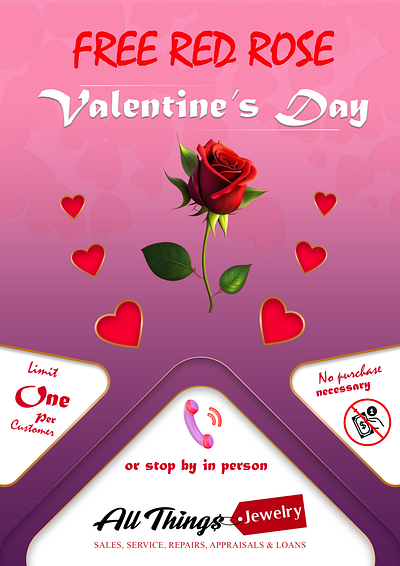Valentine's Day Flyer Design branding flyer design graphic design graphics poster design valentine day flyer design valentine day poster