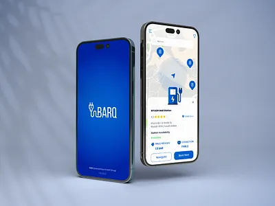 BARQ - EV Charge APP automotive eco friendly ev charge mobile app ui design user interface