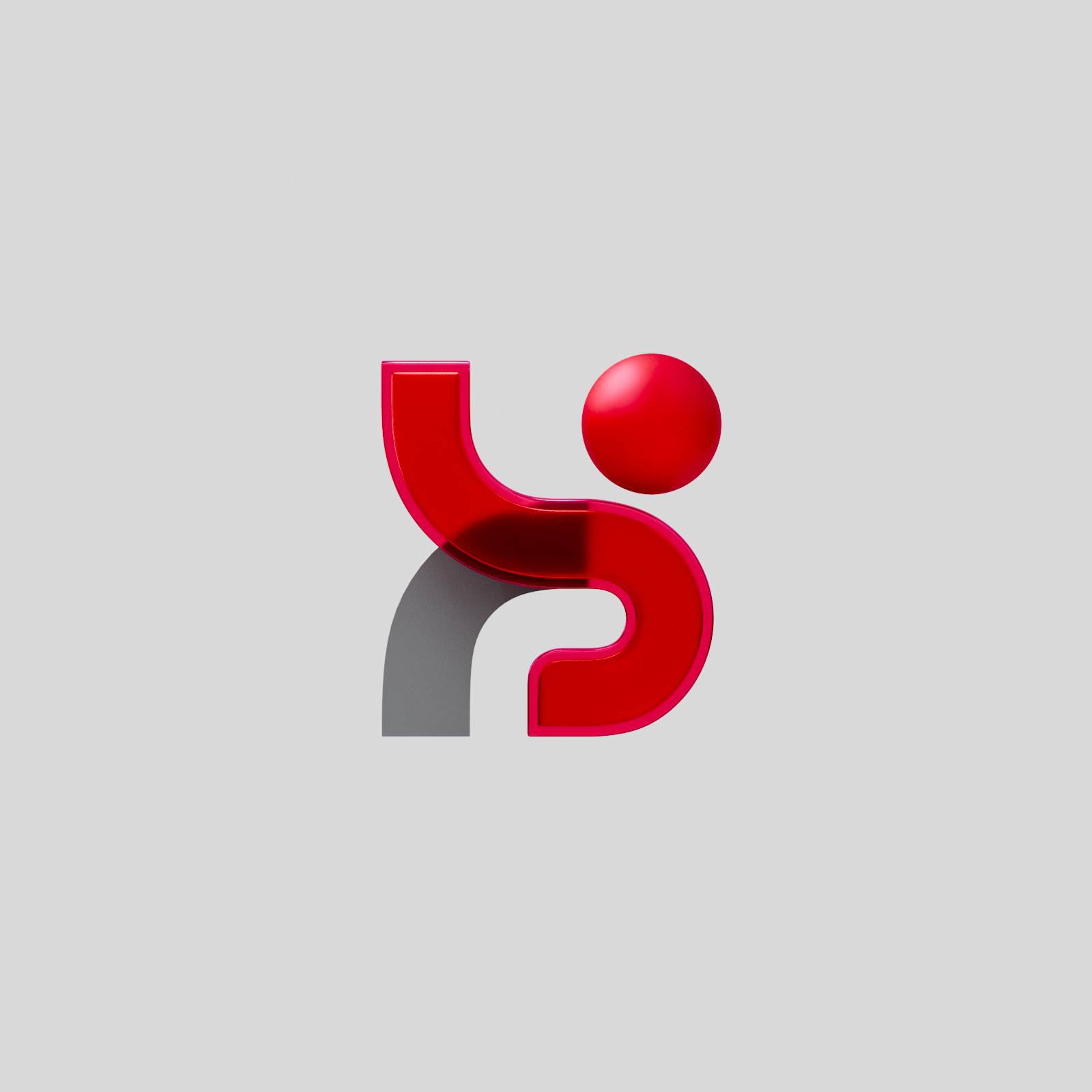 Personal logo yr 3d 3d render blender 3d branding graphic design logo
