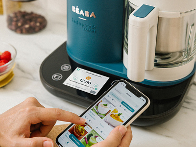 Babycook Smart convenient cooking interface domotic robot smartphone ui ux