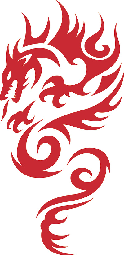 Dragon A00007 design dragon illustration logo