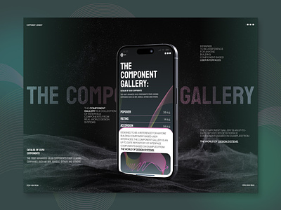 UI Component Gallery animation branding component dailyui design graphic design illustration logo motion graphics ui ui ux web design webd website