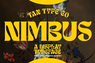 TAN - NIMBUS buster creative design fonts graphic tan typeface typefaces typography
