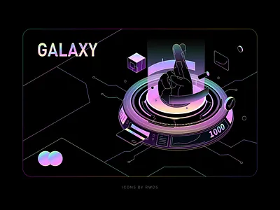 Card card crypto illustration isometric