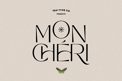 TAN - MON-CHERI buster creative design fonts graphic tan typeface typefaces typography