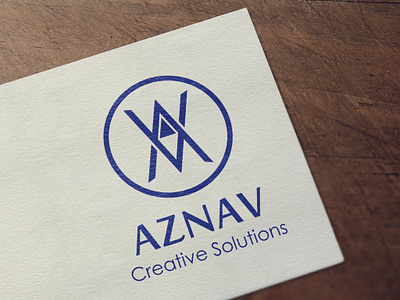 Aznav Co Logo Design av letter branding company creativity graphic designer logo logodesign minimal monogram trendy