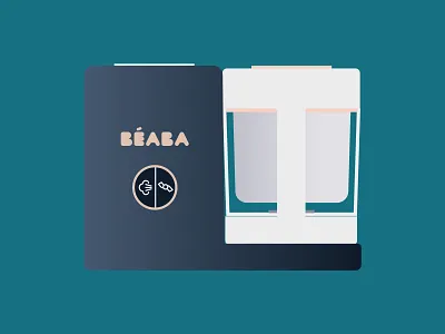 Babycook Smart baby branding food processor graphic design illustration meal nutrition robot smart device ui