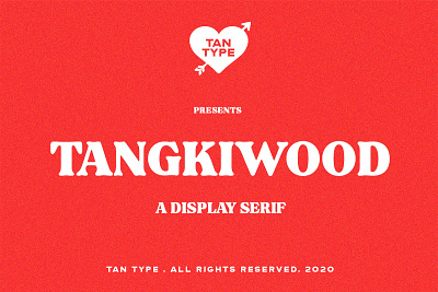 TAN - Tangkiwood buster creative design fonts graphic tan typeface typefaces typography