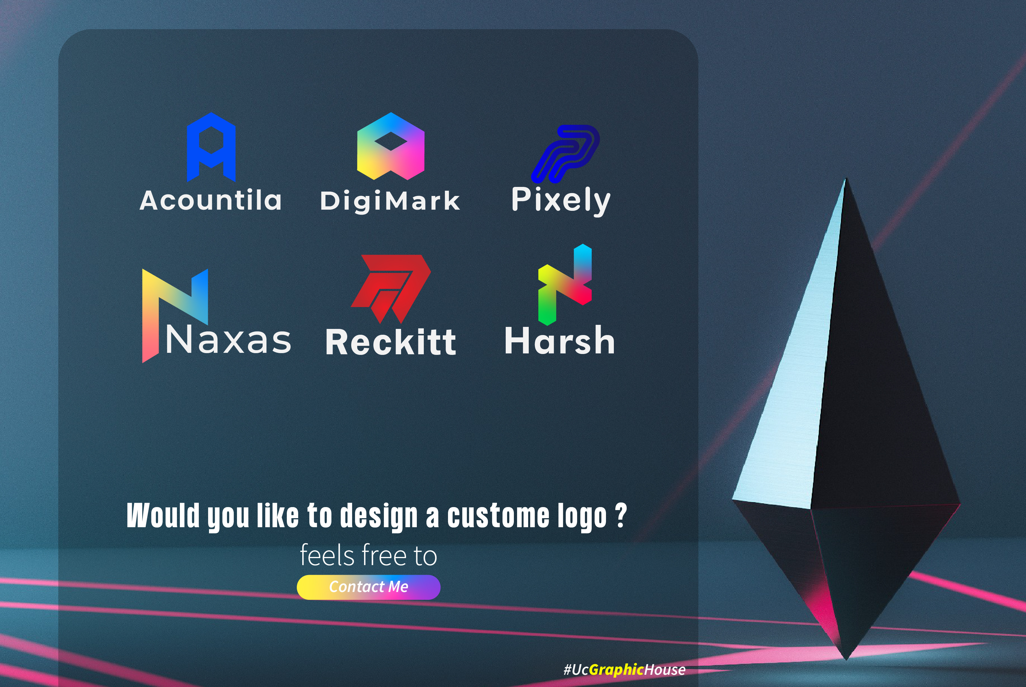 Example of I Will Design Modern Lettermark Logo