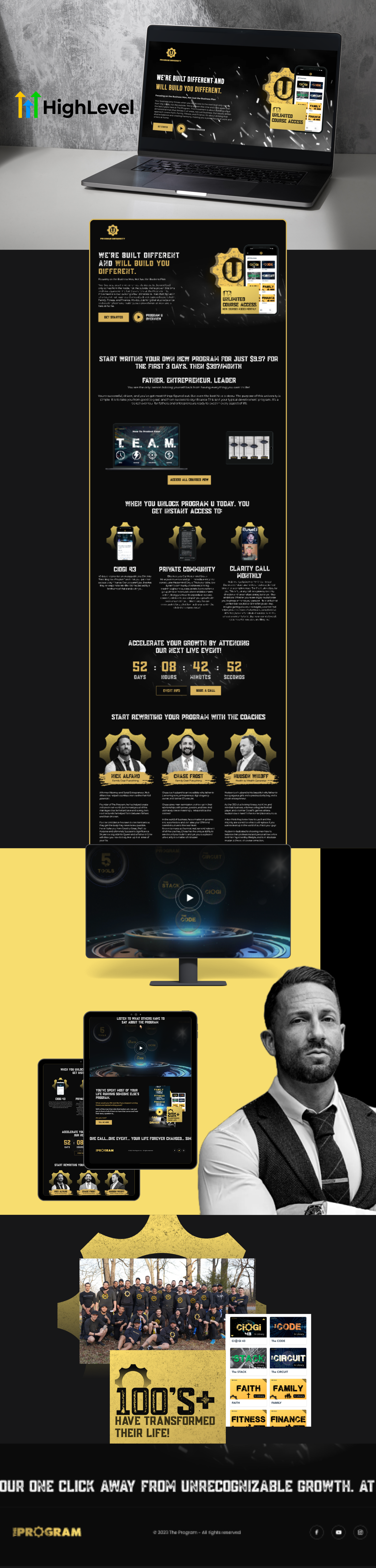 Design Inspiration - Landing page GoHighLevel design inspiration gohighlevel gohighlevel designer gohighlevel inspiration gohighlevel website graphic design website design