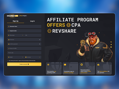 MoneyX - Affiliate Program for iGaming Brands affiliate blockchain casino casino games casino page cpa crypto crypto casino gambling game gaming igaming marketing page promo page referral rev share sign up slots splash page