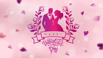 Valentines Day Wallpaper | Valentines Day Desktop Background 3d branding graphic design logo motion graphics ui