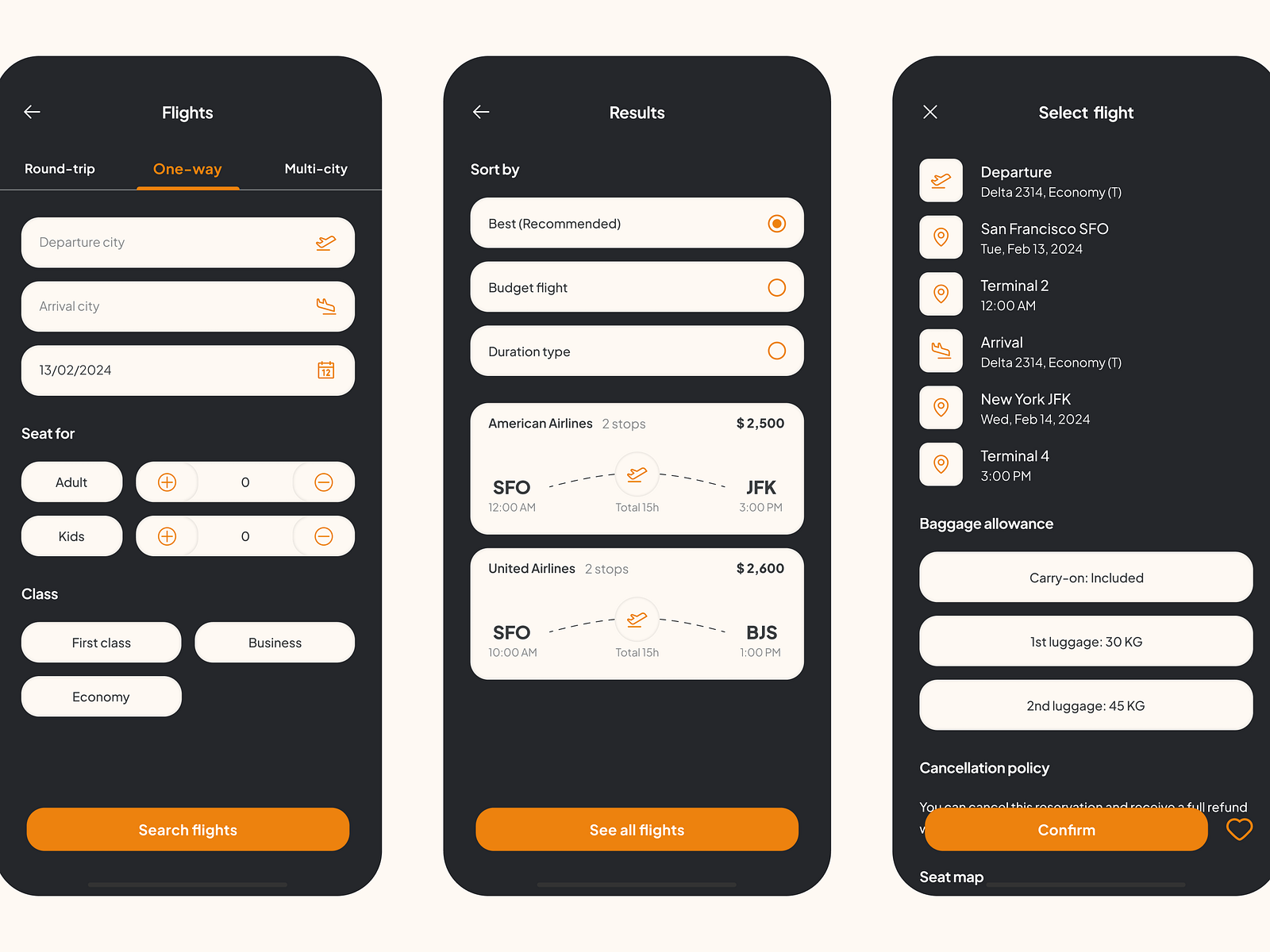 Flight booking feature design and animation by Shahriar M on Dribbble