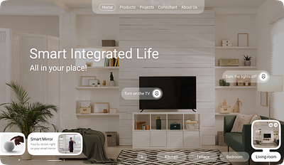 Smart Home Landing Page+Style Guide effortlessautomation energyefficiency familysmartliving homeautomation interactivedesign intuitiveinterface landing page landingpage moderndesign securitysystems smarthome smarthomedesign smarttechnology uidesign ux ui uxdesign visualappeal