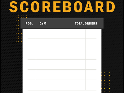 Ambassador Program Scoreboard apparel athletics branding crossfit design fitness gym layout scorecard