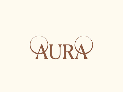 Aura - Cosmetics Wordmark Logo Design abstract aura aura logo brand identity cosmetics cosmetics logo letter letters logo logo design modern skin skin logo skincare skincare logo wordmark wordmark logo