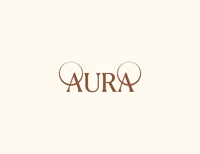 Aura - Cosmetics Wordmark Logo Design abstract aura aura logo brand identity cosmetics cosmetics logo letter letters logo logo design modern skin skin logo skincare skincare logo wordmark wordmark logo