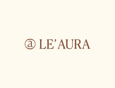 le' Aura - Cosmetics Wordmark Logo Design abstract aura aura logo brand identity cosmetics cosmetics logo feminine feminine logo letter letters logo logo design modern skin skincare skincare logo wordmark wordmark logo