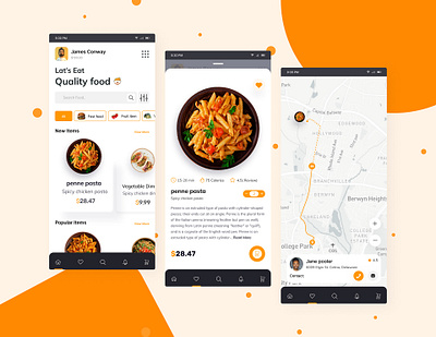 Food Ordering App ui ux