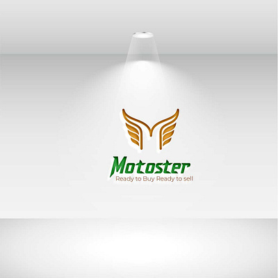 Business Moto Selling Company Logo Design bike logo brand identity branding business logo creative logo flat flat logo logo logo design logos m logo minimal logo minimalist motor company logo professional logo wing