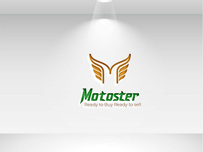 Business Moto Selling Company Logo Design bike logo brand identity branding business logo creative logo flat flat logo logo logo design logos m logo minimal logo minimalist motor company logo professional logo wing