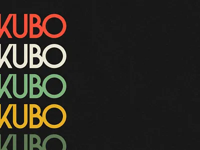 Logo design for Kubo identity branding color graphic design identity logo typo typography