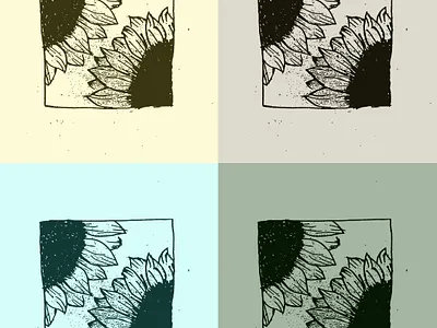 Sunflower graphic design illustration imagemaking