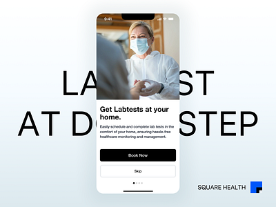 Lab Test At Home ai android consultation delivery design doctor flutter health health care hospital illustration ios medicine mobile online react saas ui ux web