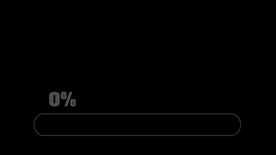 Screen Loading loading 0 100 percent motion graphics