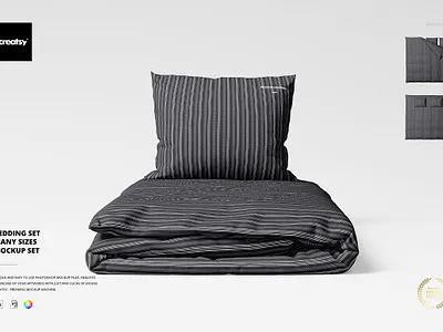 Bedding Set Many Sizes Mockup Set creator custom customizable design designed generator mock up mock ups mockups pattern patterns personalized printed smart object surface template templates