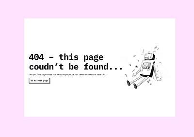 404 page app daily dailyui design figma illustration ui