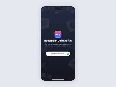 Music Fan App ai app app animation app design branding clean clean design creative fan gamification music superfan ui