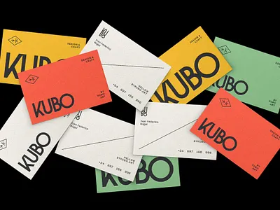 Kubo visual identity branding design editorial graphic design identity logo stationary typography