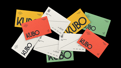 Kubo visual identity branding design editorial graphic design identity logo stationary typography