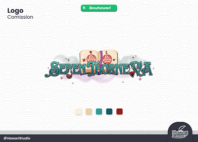 Logo For VTuber Seren Thorne cute logo logo streamer logo vtuber streamer vtuber