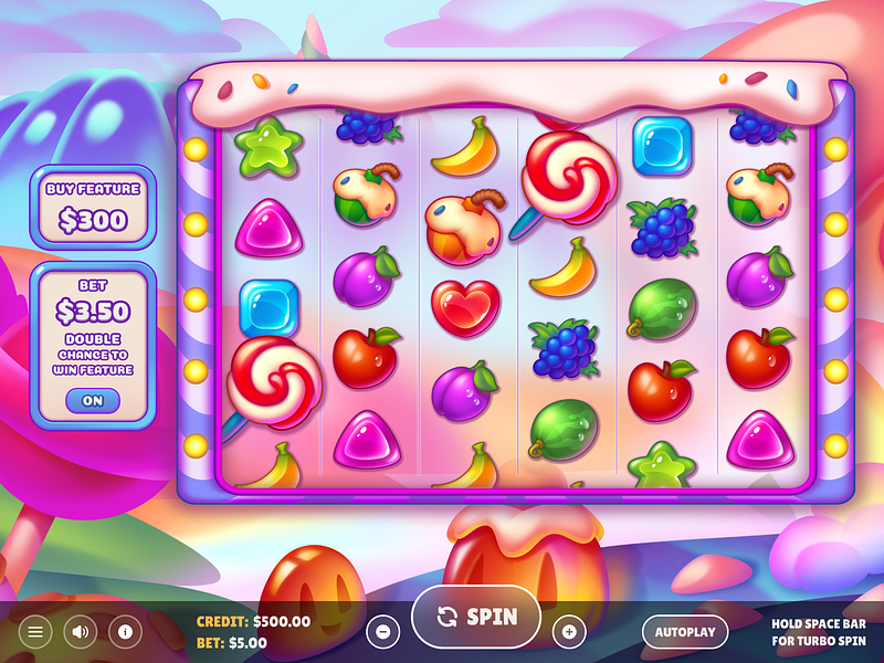 Candy Crash - Slot Game blockchain candy casino casino game crypto gambling game game design gaming igaming illustration provably fair slot slot game slots sweet symbols