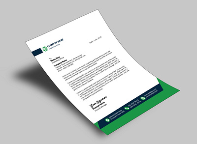 Letterhead Design Template branding corporate design creative creativedesign design designer graphic graphic design illustration letterhead letterhead design letterhead template