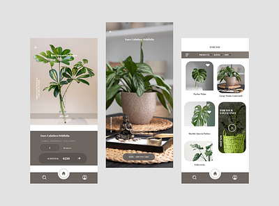 Store App/Plants/Figma app ecomerce figma uiux