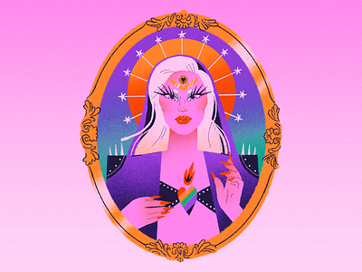 Lady Gaga | Spot Illustration artwork character character design editorial editorial illustration gaga illustration lady gaga pride queer spot illustration