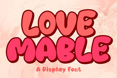 Love Mable is a Valentine's Day Font decorative font display display font fonts groovy groovy font heart love retro valentine valentines valentines day weddingfont