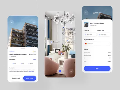 Realhist - Real Estate App app design buy ios listing mobile poperty real estate app rent sell ui ux