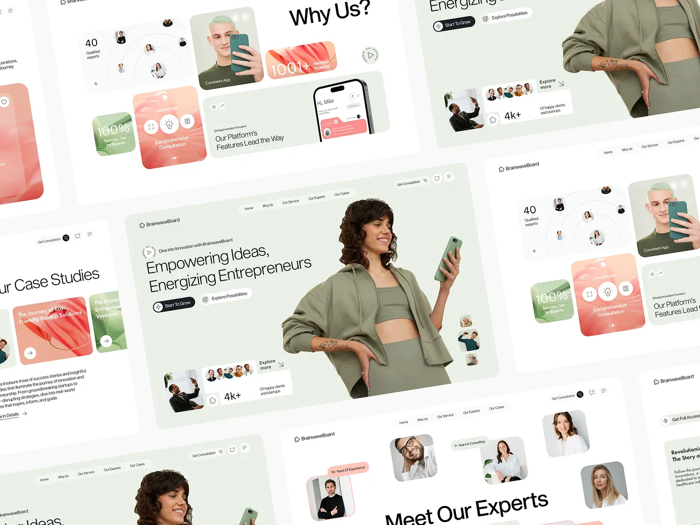 Innovative Product Showcase Section for Modern Landing Pages