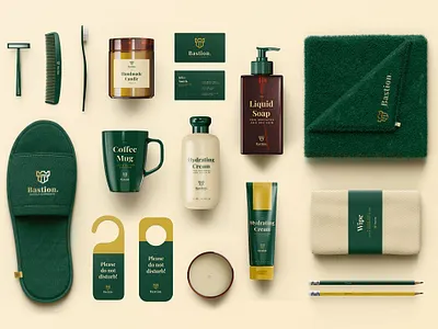 Hotel Branding Mock-Up Package branding branding mockup comb design full hand creme hotel branding mock up package hotel mockup identity isolated kit mock mug pack package razor shampoo slippers template towel