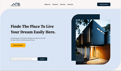 Real Estate Website Design design realestate ui web websire websitedesign