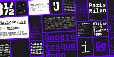 Geogrotesque Mono, new release! 💥 branding emtype font graphic design logo monospaced type typography ui