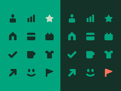Rivals Golf Series icons chart chunky collection event flag food golf human icon icons network set smile social sports star style